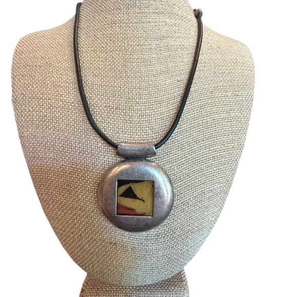 Chico's Jewelry - Chico's Vintage Artistic Silver and Black Necklace